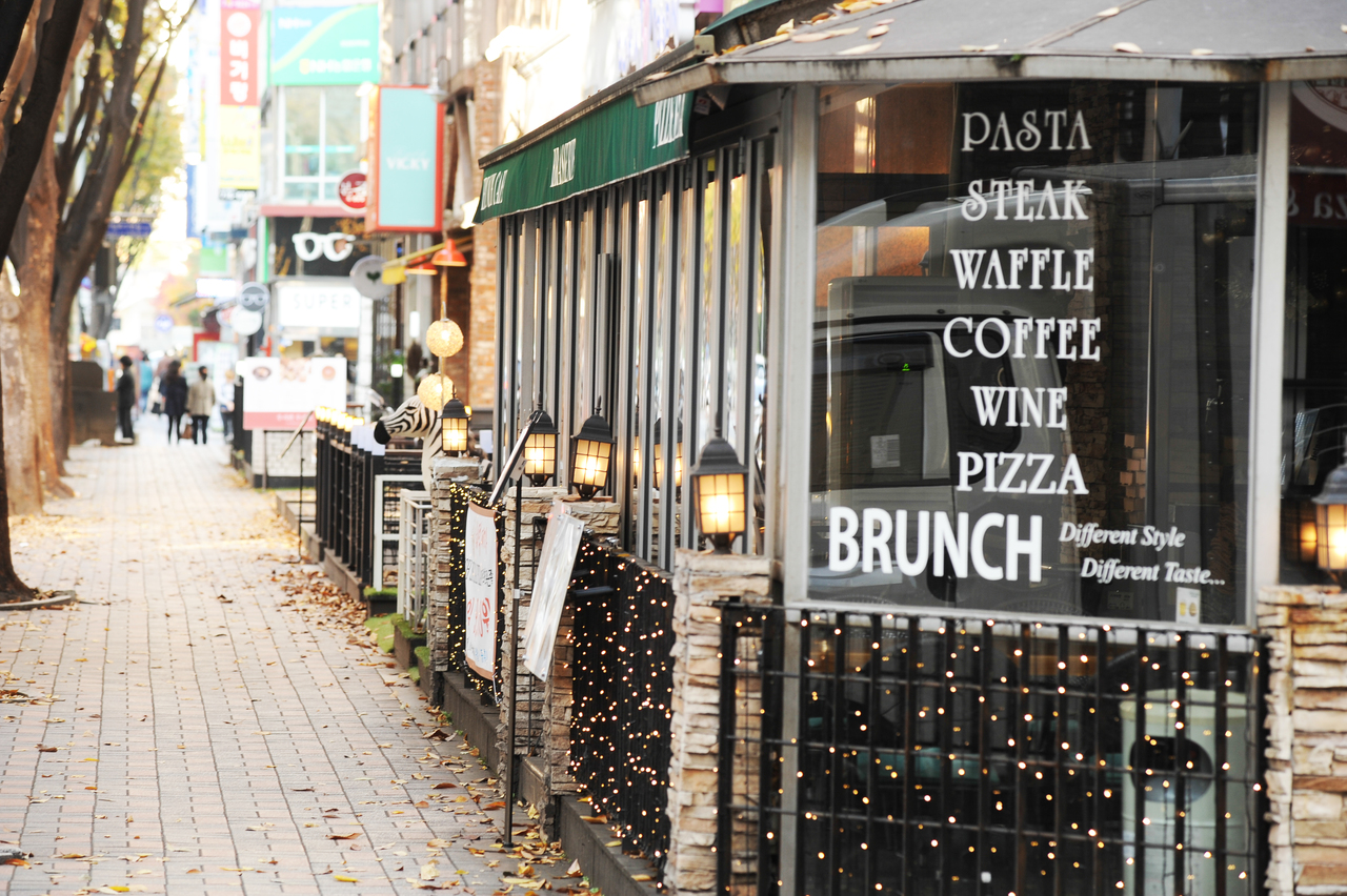 Jeongja cafe street