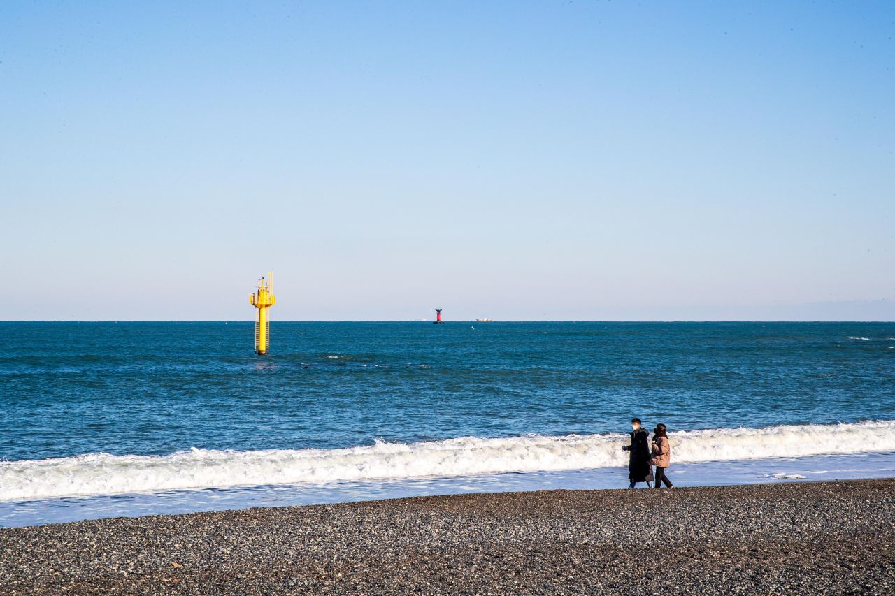 주전몽돌해변 관광사진