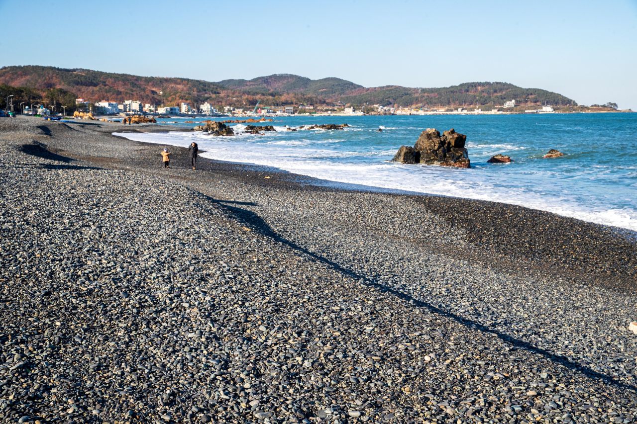 주전몽돌해변 관광사진