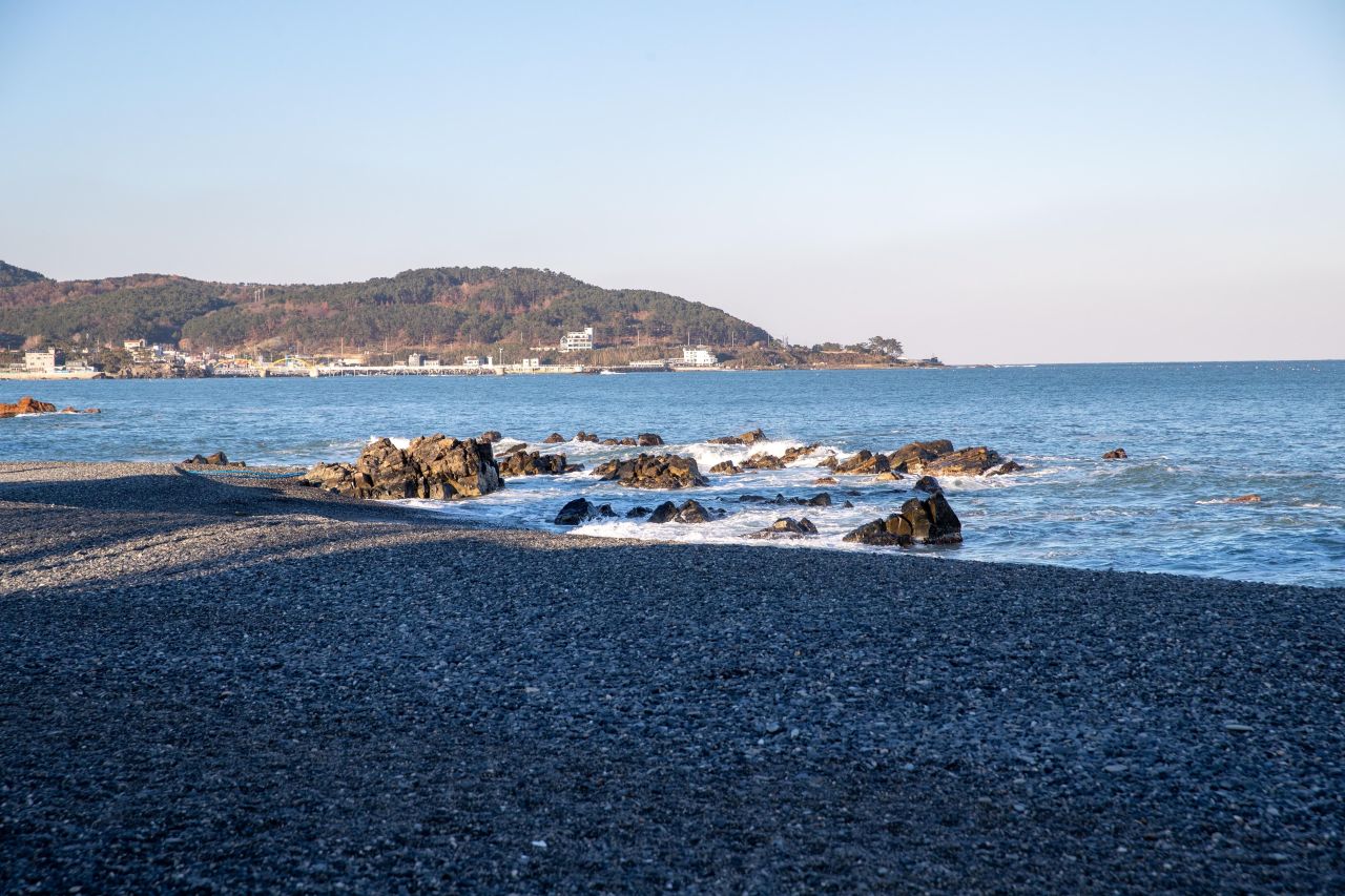 주전몽돌해변 관광사진