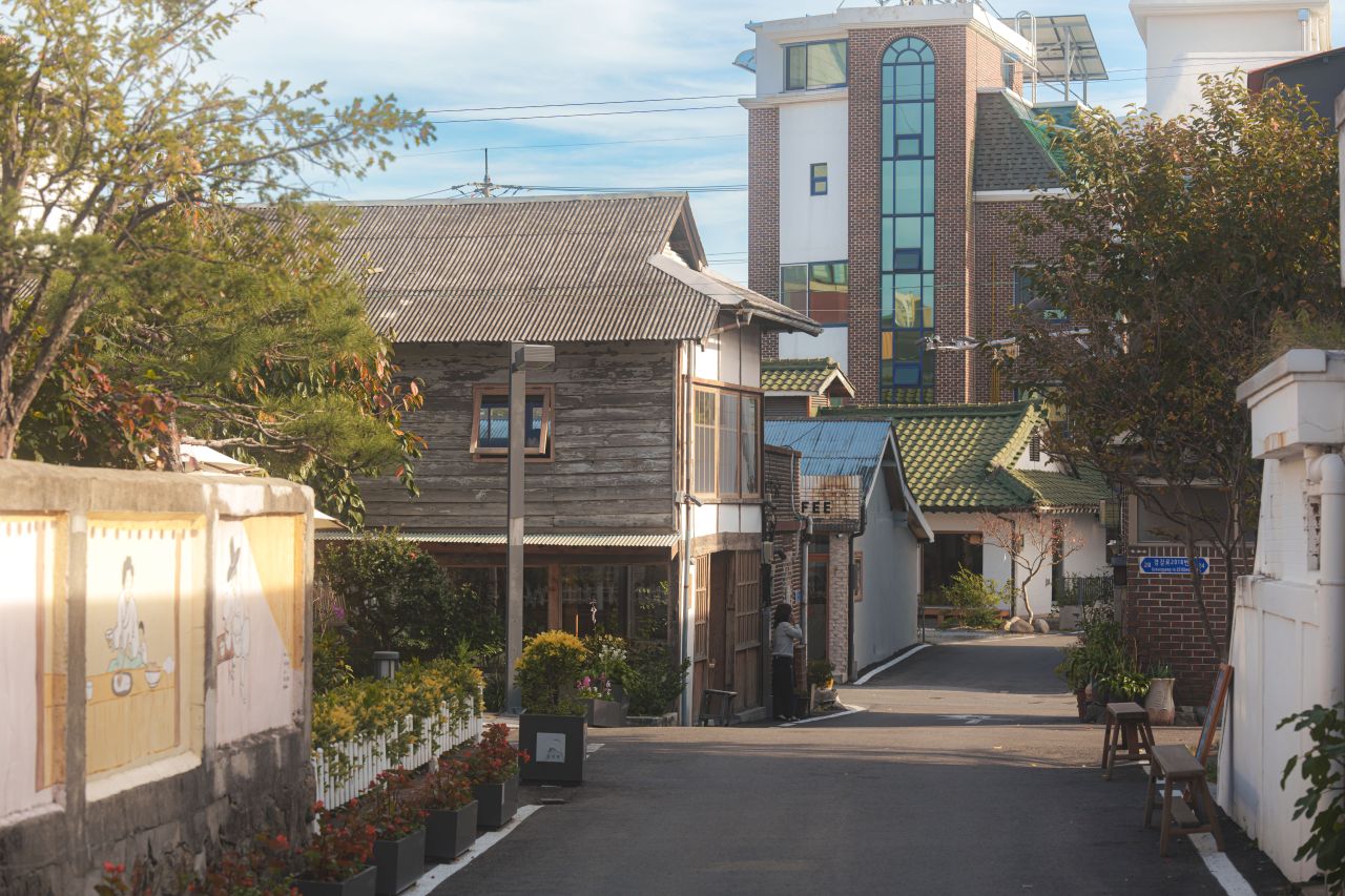 강릉 명주동 거리