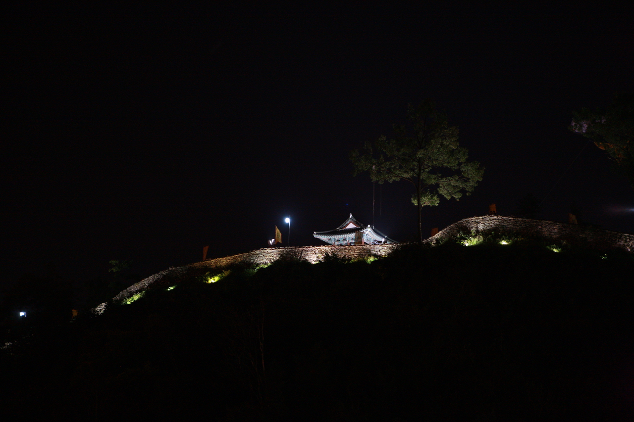 A short stretch of Hwaseong Fortress