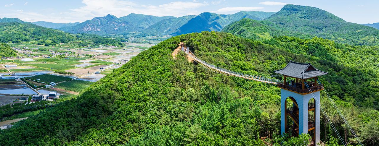 봉명산 출렁다리