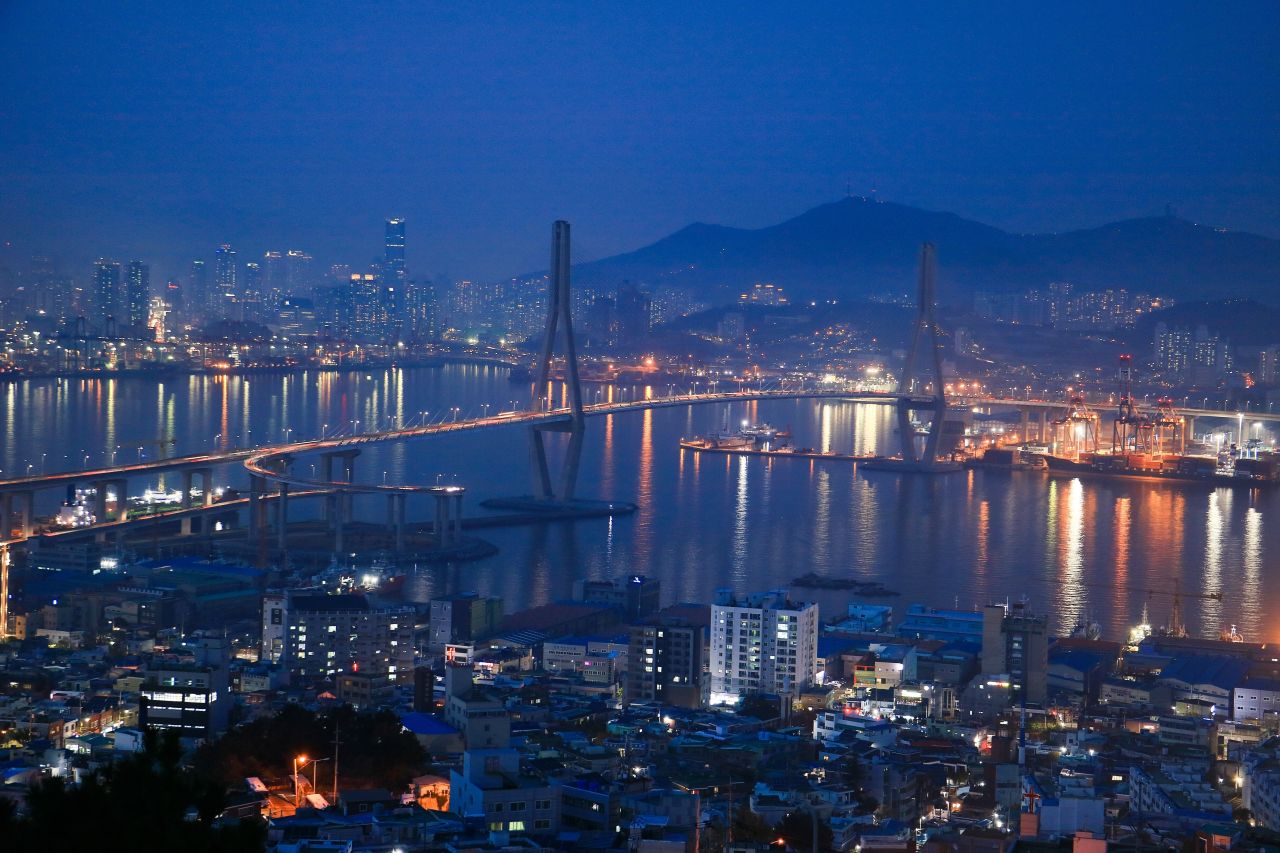 청학배수지전망대 관광사진