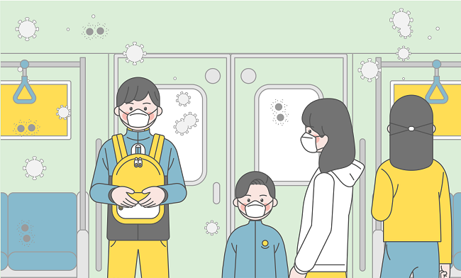 在韩戴口罩乘坐公共交通义务化