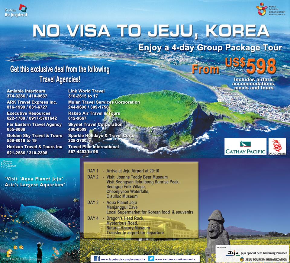 What's Happening : VisitKorea No Visa to Visit Jeju, Korea | Official Korea  Tourism Organization